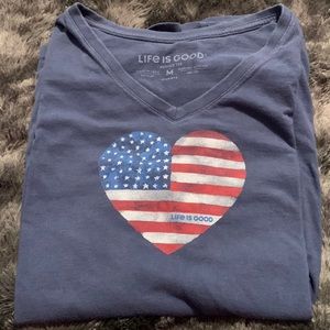life is good 4th of july tee
